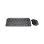 Voir la diapositive 3 : Logitech Logitech MX Keys Mini Combo for Business clavier Souris incluse RF sans fil + Bluetooth QWERTY Italien Graphite
