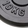 Voir la diapositive 3 : VIDAXL Plaque de poids 2 pcs 2x10 kg Fonte