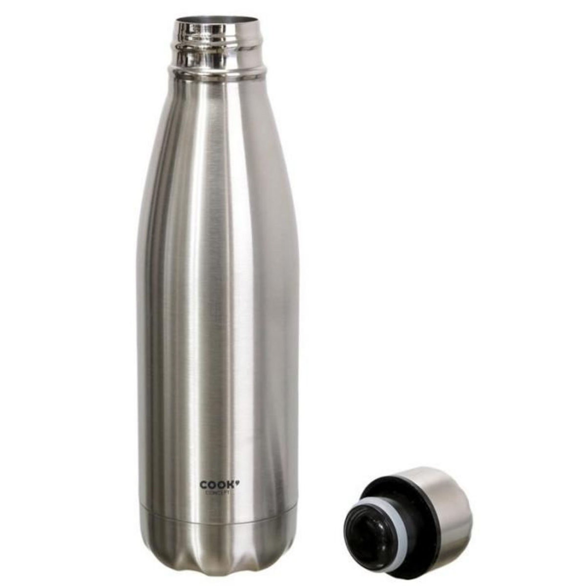 Paris Prix Bouteille de Transport Inox  Isotherme  50cl Argent