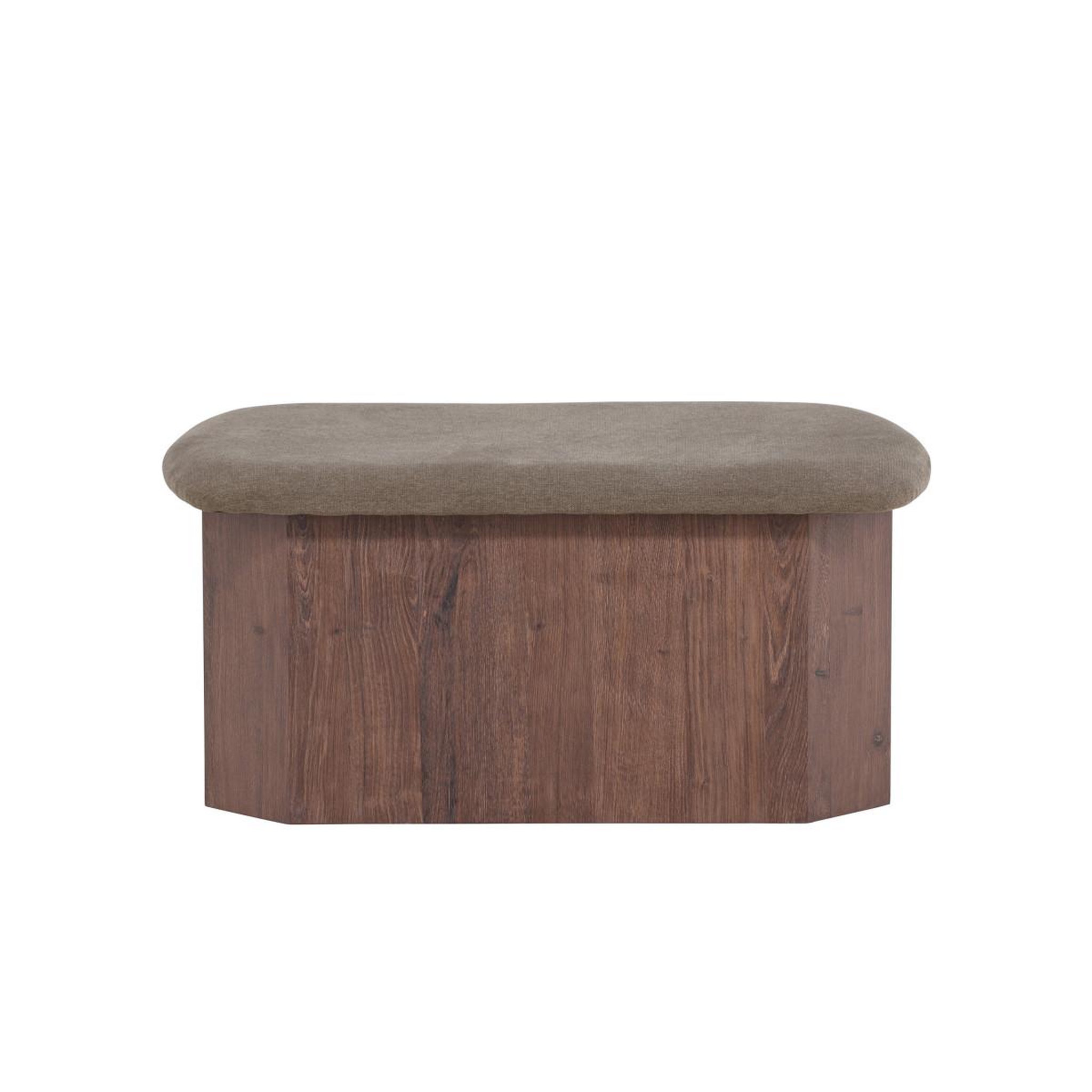 Voir la diapositive 2 : Paris Prix Pouf design  todd  88cm marron