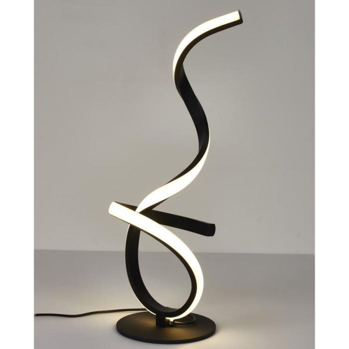Paris Prix Lampe à Poser à LED Design  Lounge  46cm Noir
