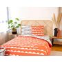 Voir la diapositive 2 : Home collection Parure housse de couette coton bio 57fils/cm-dobe