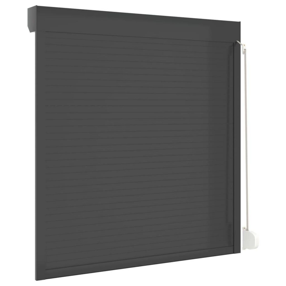 VIDAXL Volet roulant aluminium 140x150 cm anthracite