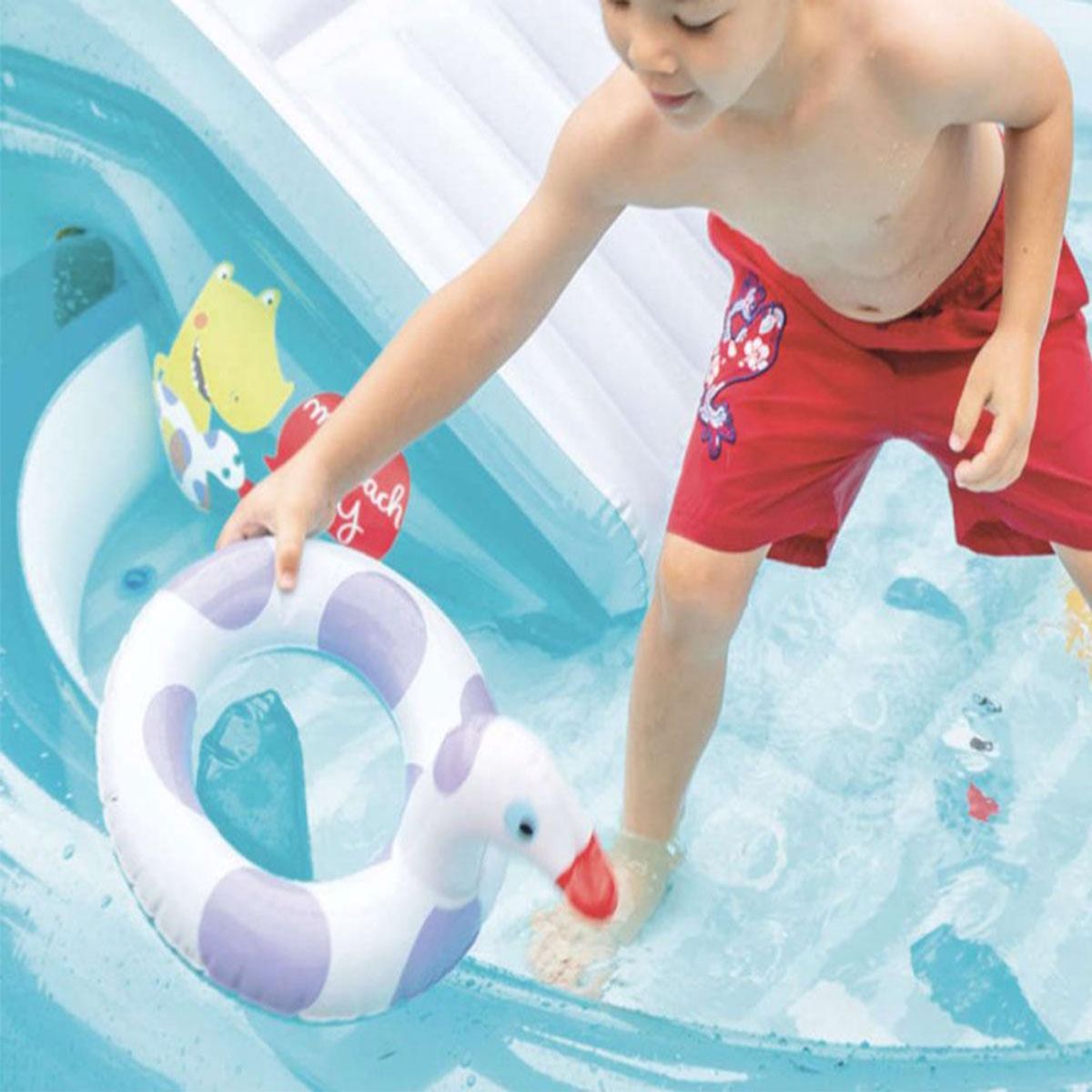 INTEX Aire de jeux gonflable Alligator - Intex