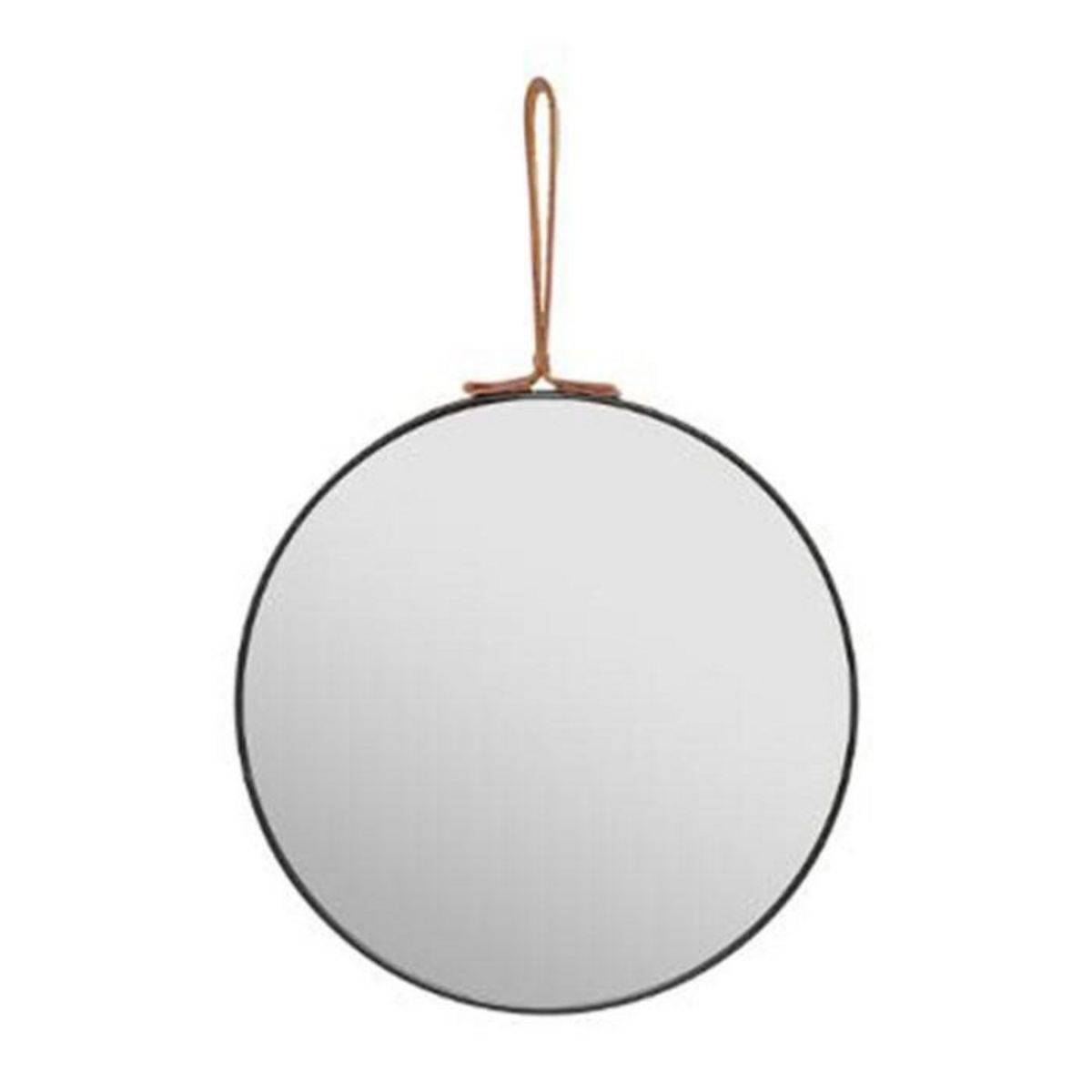 ATMOSPHERA Lot de 3 Miroirs Muraux Déco  Lilou  30cm Noir