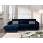 Voir la diapositive 2 : LISA DESIGN Brooke - canapé d'angle gauche - convertible avec coffre - 4 places - en velours