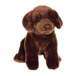 TOYS TOYS Peluche Chien Labrador Marron - GIPSY TOYS - Assis, 25 cm