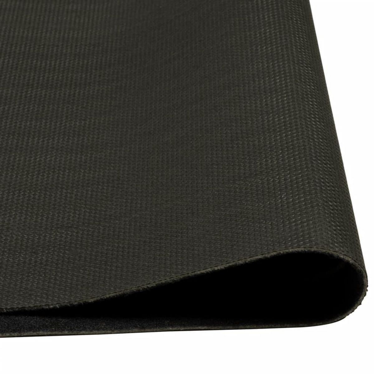 VIDAXL Tapis de cuisine lavable imprime tasse noir 60x180 cm velours