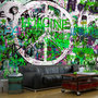 Voir la diapositive 1 : Paris Prix Papier Peint  Green Graffiti