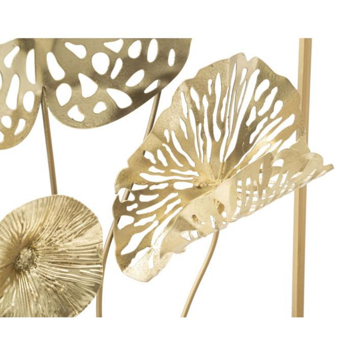 Paris Prix Décoration Murale Encadrée en Métal  Flowers  50cm Or