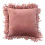 Voir la diapositive 1 : Paris Prix Coussin Déco Plumes  Marlina  40x40cm Rose