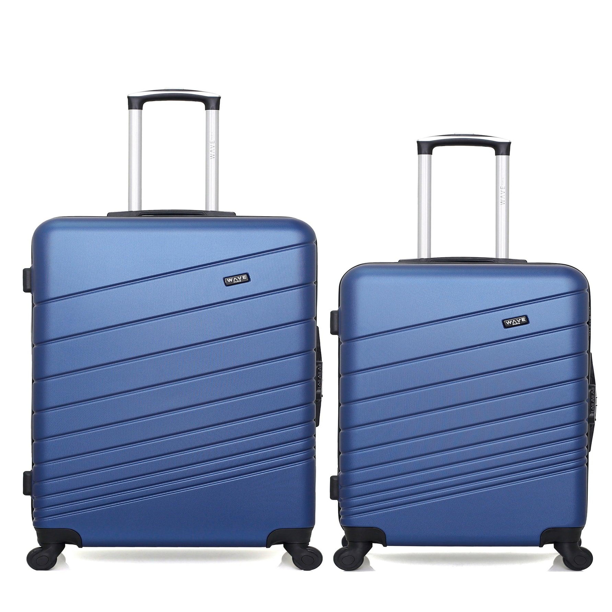 WAVE PARIS Lot de 2 - valises grand format et weekend tigre