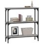Voir la diapositive 3 : VIDAXL Table console sonoma gris 75x22,5x75 cm bois d'ingenierie