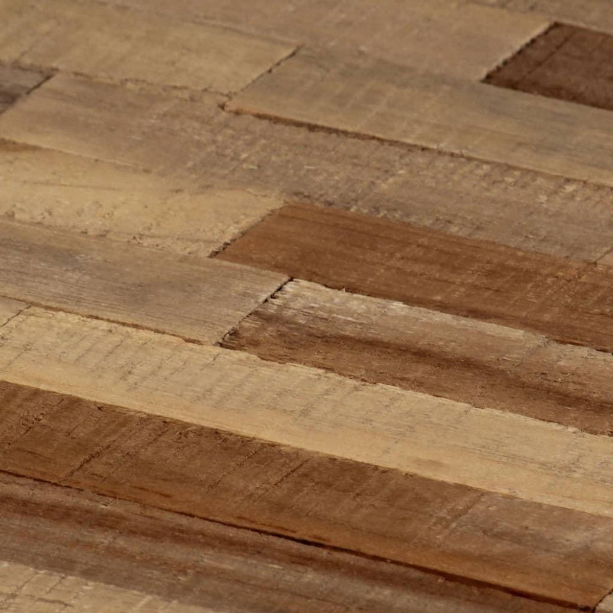 VIDAXL Ensemble de table basse 2 pcs Hexagonal Teck recycle