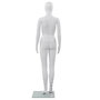 Voir la diapositive 4 : VIDAXL Mannequin femme corps complet base verre Blanc brillant 175 cm