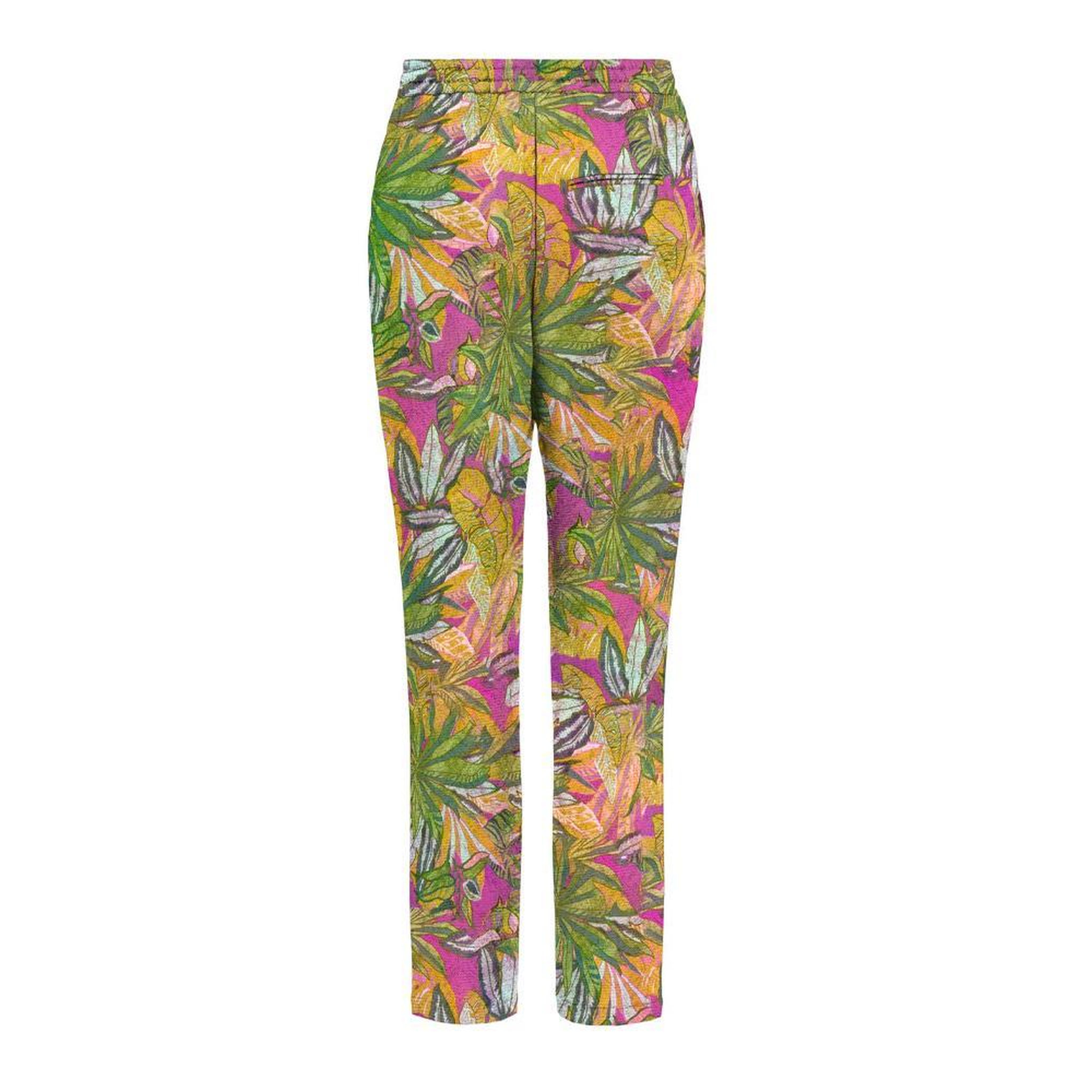 Voir la diapositive 2 : Only Pantalon Imprimé Rose à Motifs Femme Only