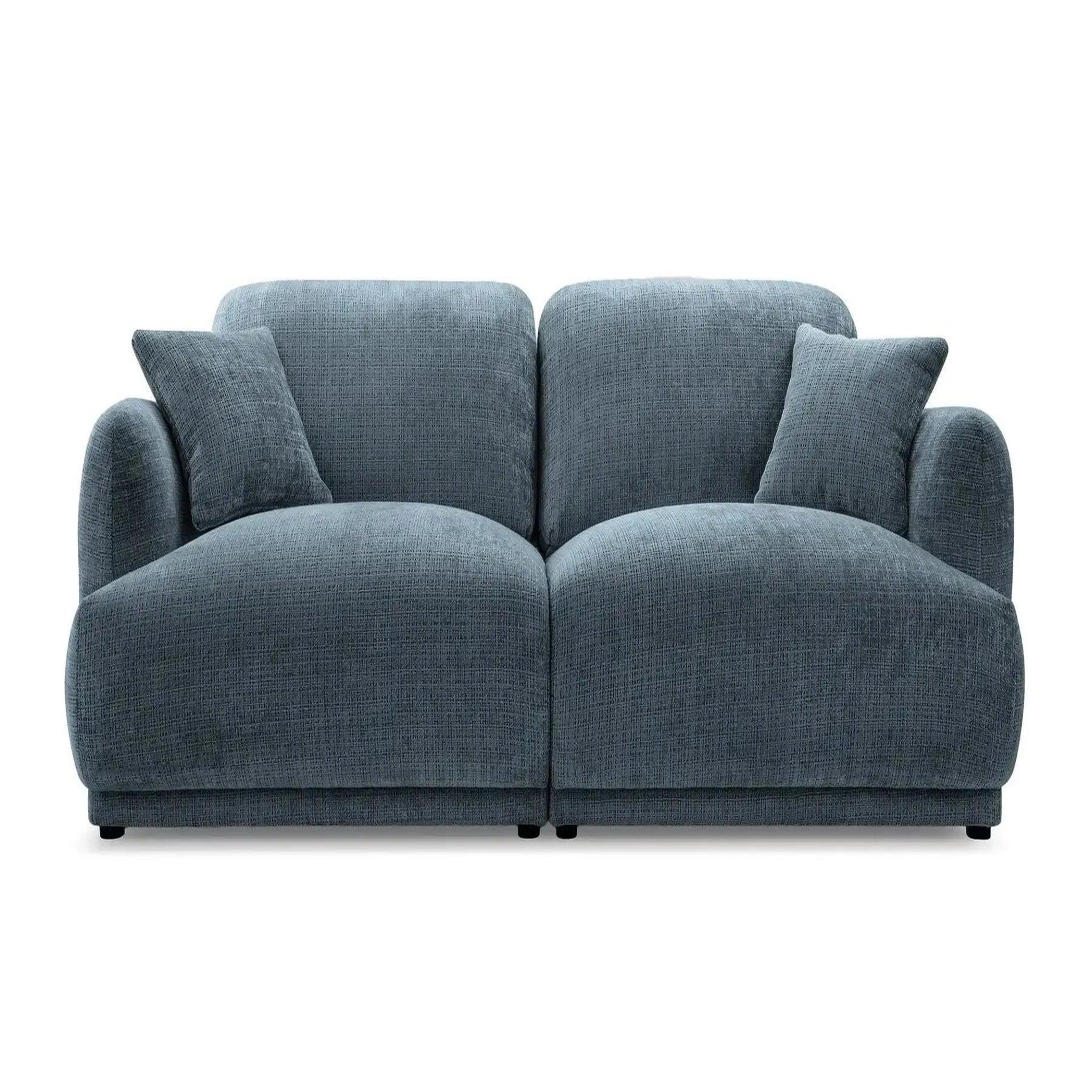 Voir la diapositive 1 : CASANOVA PARIS Rosalie - canapé droit tissu chenille 2 places