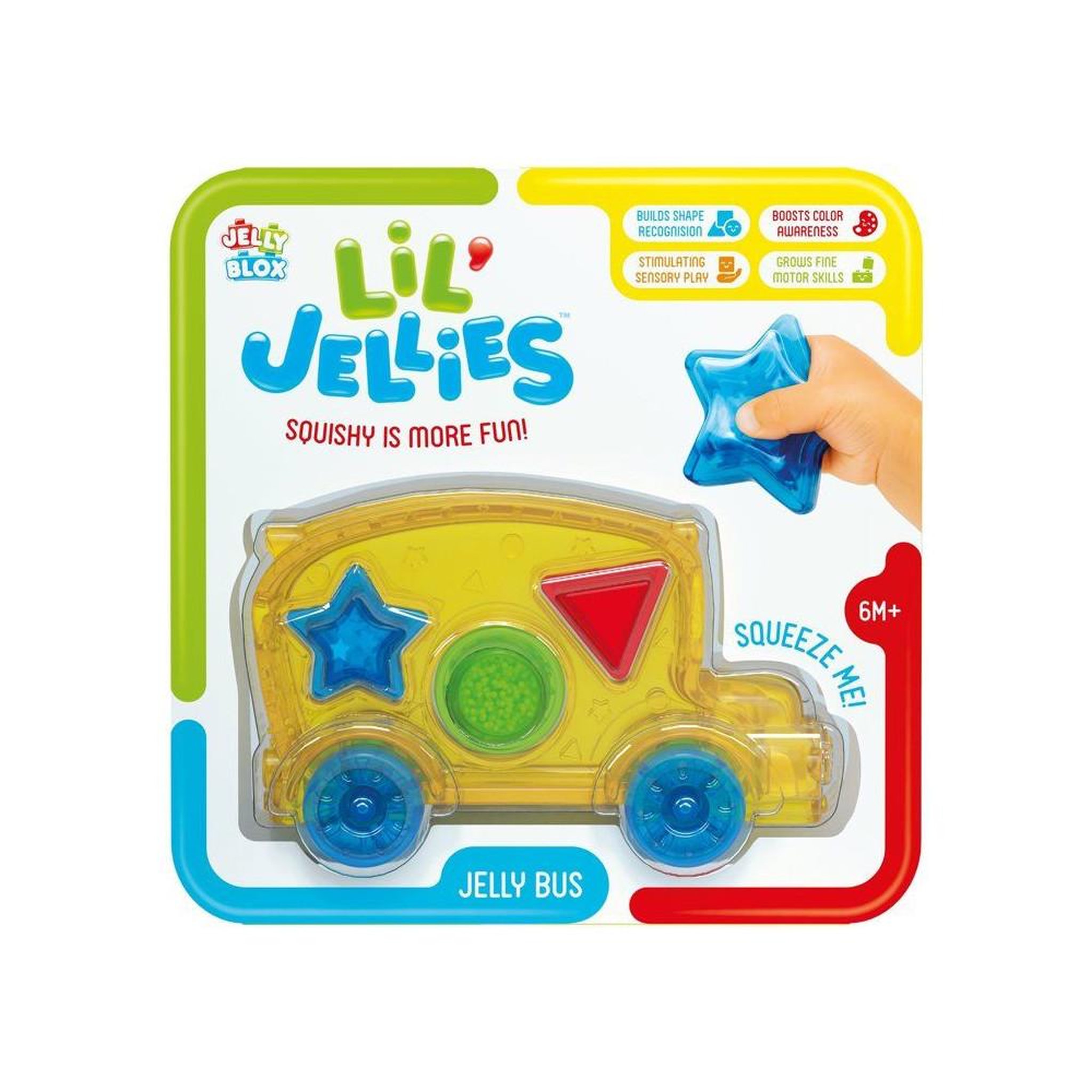 Voir la diapositive 3 : GOLIATH Jeu de construction sensoriel pour bébé Bus Jelly Blox Lil' Jellies