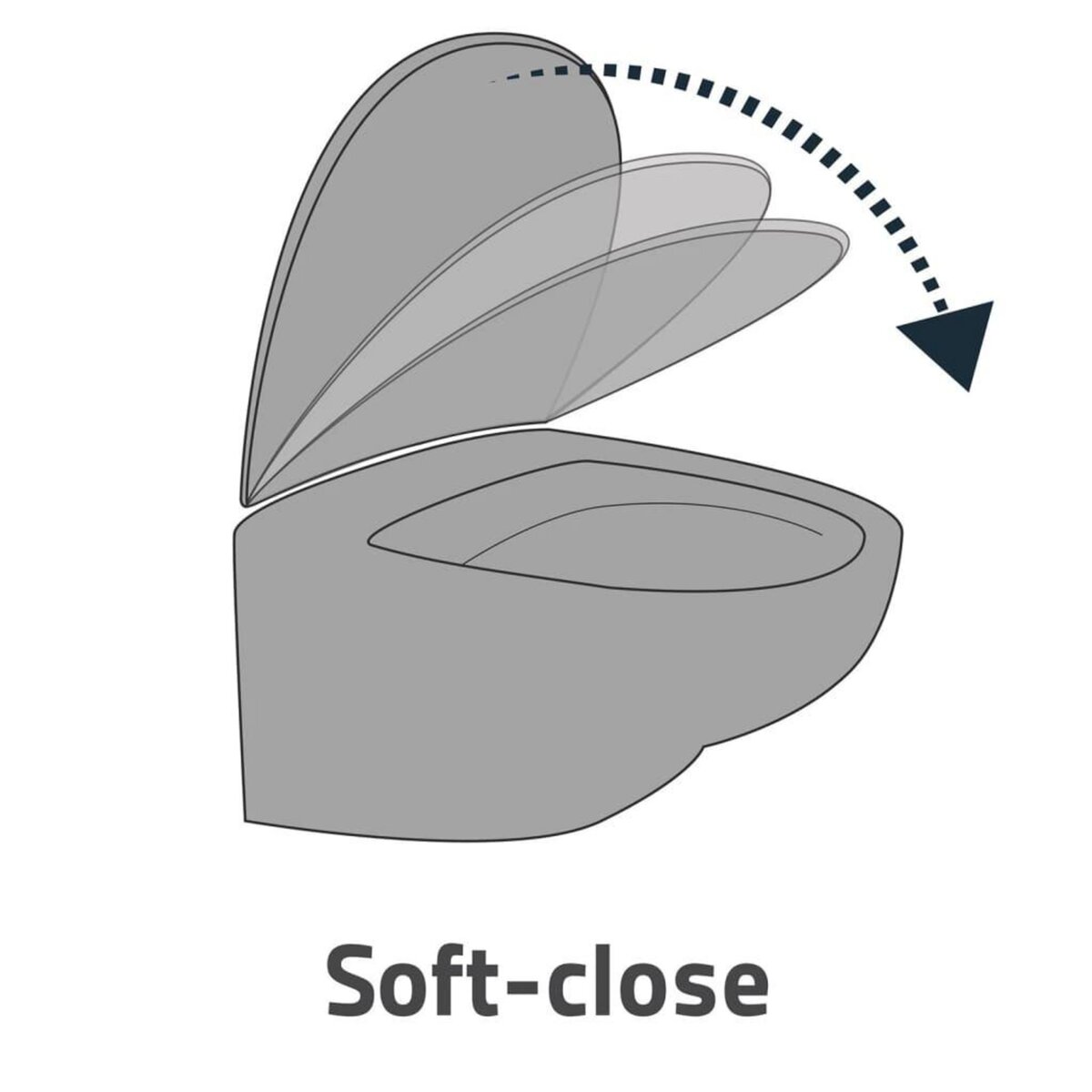 RIDDER RIDDER Siege de toilette a fermeture en douceur generation blanc