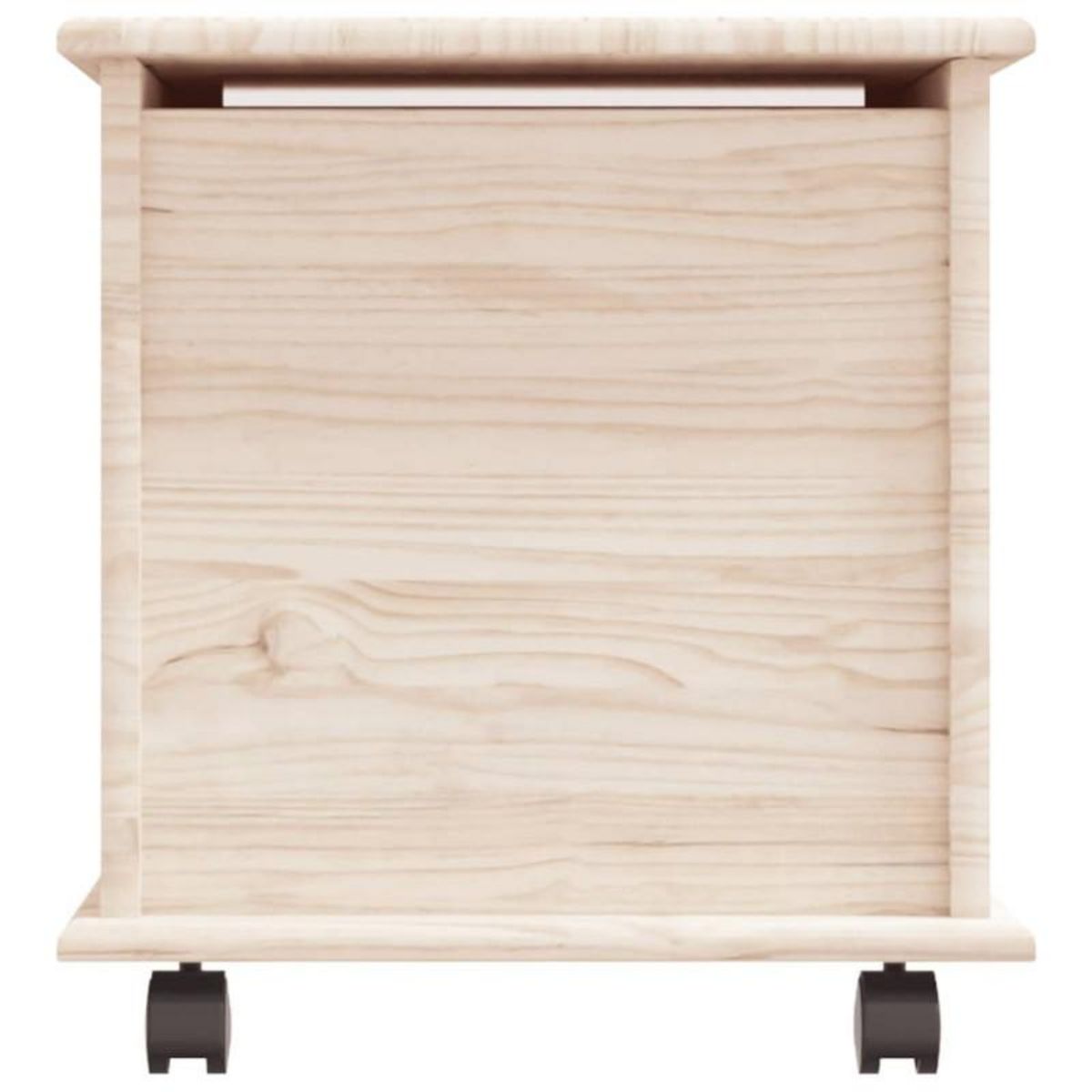 VIDAXL Coffre de rangement à roulettes ALTA 73x39,5x44 cm bois de pin