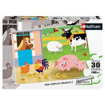 RAVENSBURGER Puzzle Nathan 30 pièces - Mes amis de la ferme