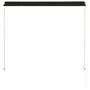 Voir la diapositive 5 : VIDAXL Auvent retractable 100x150 cm Anthracite