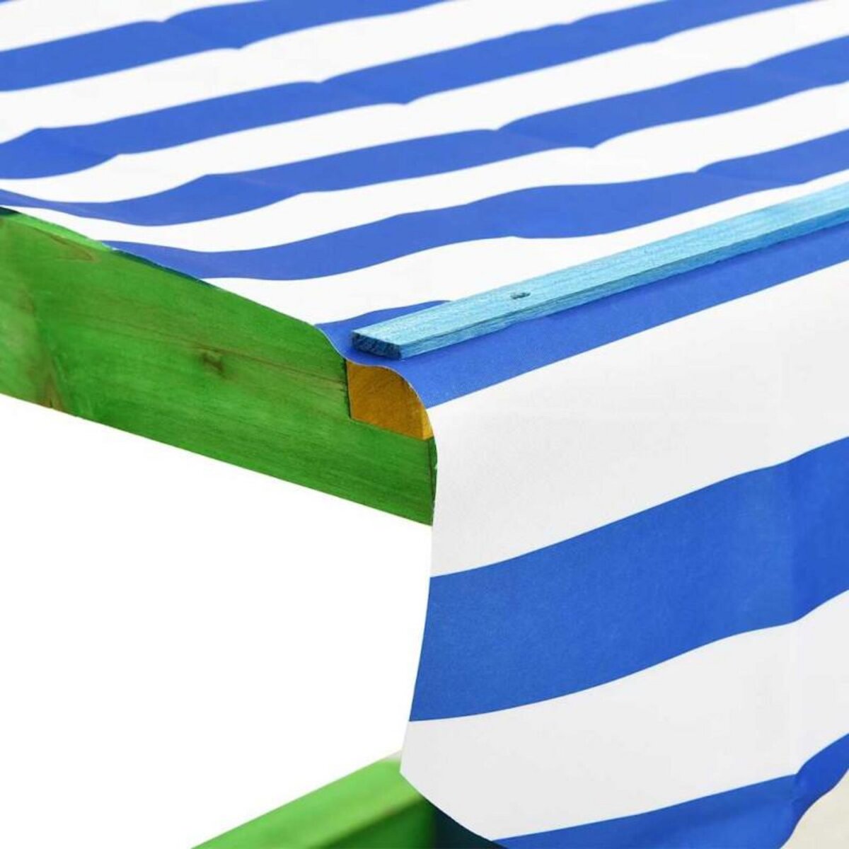 VIDAXL Bac à sable avec toit réglable Bois de sapin Multicolore UV50