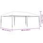 Voir la diapositive 6 : VIDAXL Tente de reception 4x6 m Blanc