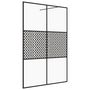 Voir la diapositive 2 : VIDAXL Paroi de douche avec verre ESG transparent 140x195 cm Noir