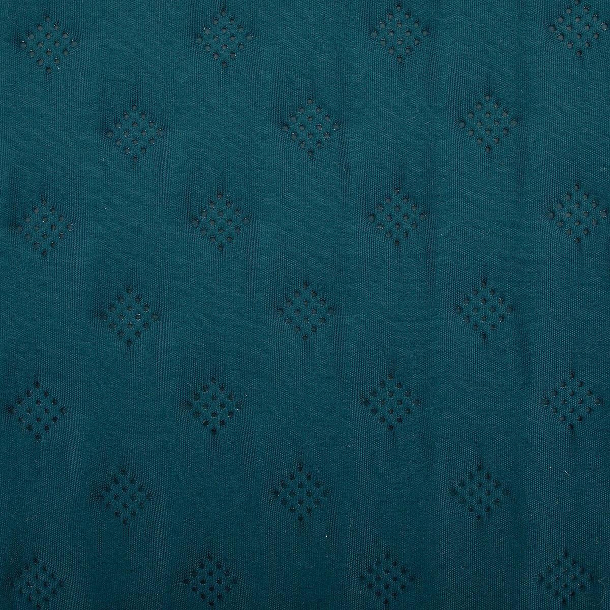 Voir la diapositive 2 : ATMOSPHERA Couvre lit & 2 taies  kalia  240x260cm bleu égéen