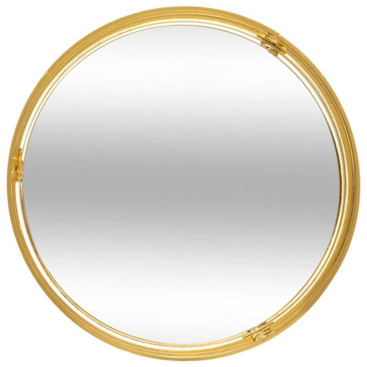 ATMOSPHERA Lot de 2 Plateaux Déco Miroir  Feel  30cm Or