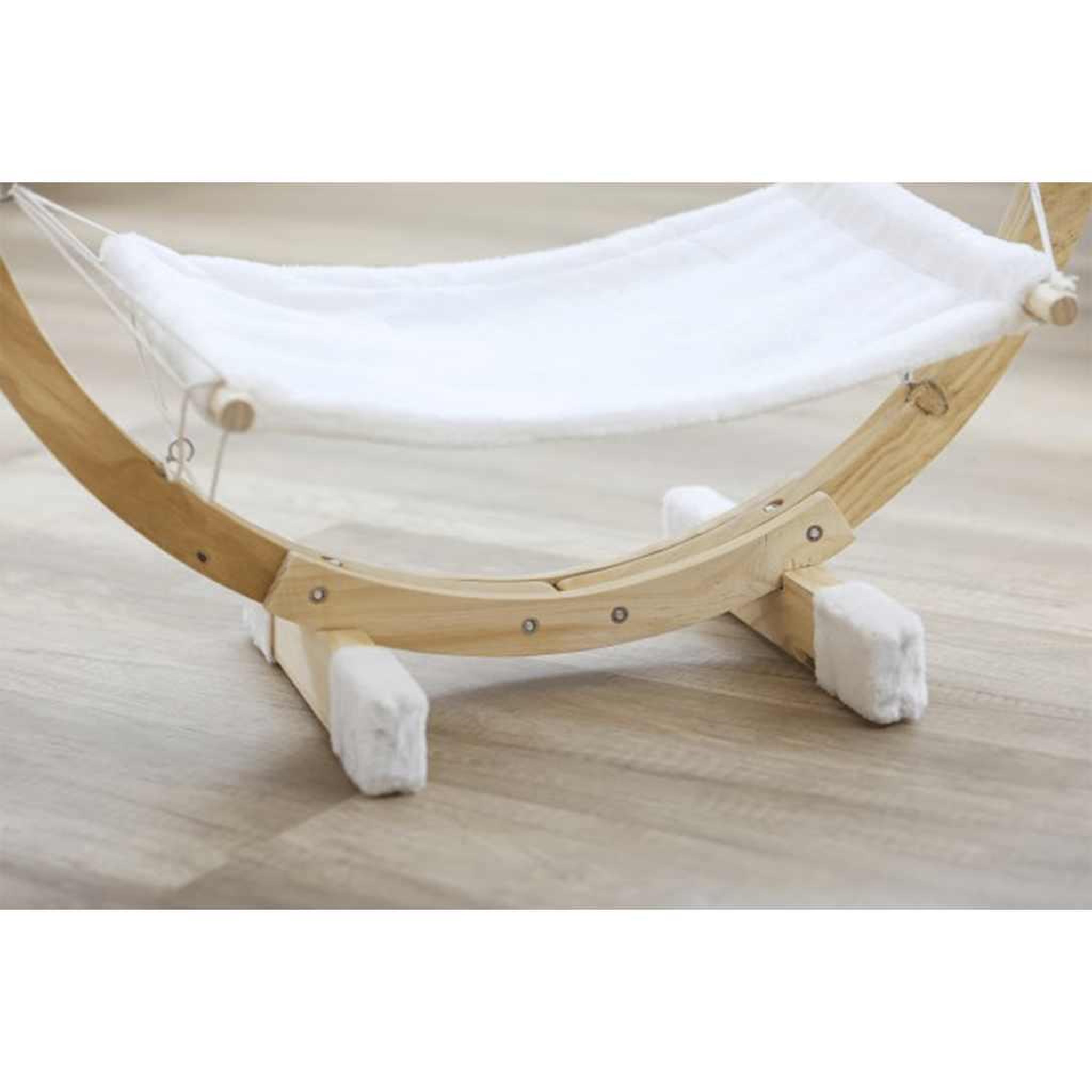 Voir la diapositive 4 : KERBL Kerbl Hamac pour chats Siesta Blanc 82591