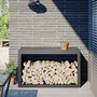 Voir la diapositive 1 : VIDAXL Portant de bois de chauffage anthracite 100x40x60 cm acier