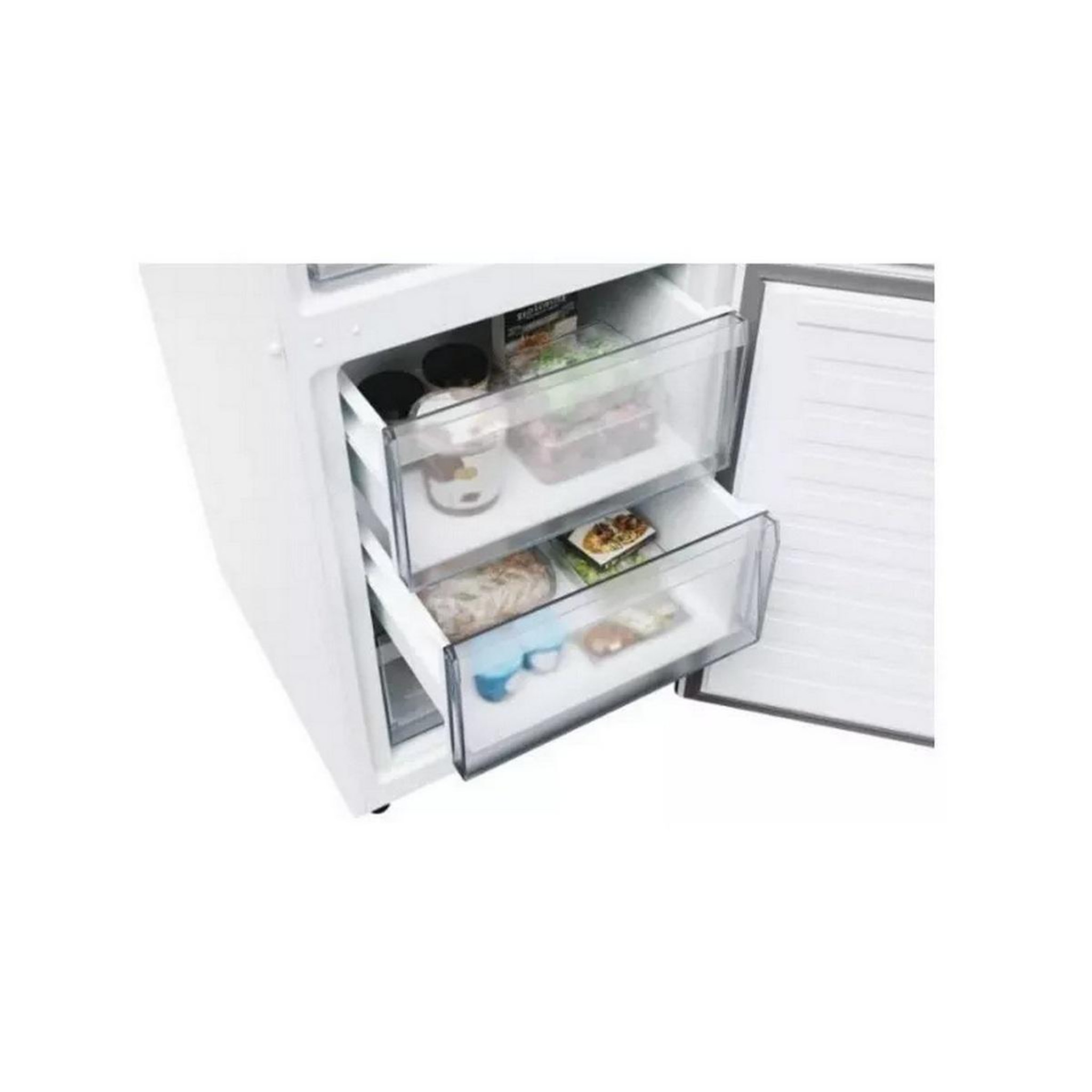 Voir la diapositive 4 : Candy Réfrigérateur combiné 60cm 409l no frost blanc - CNCQ2T620EW
