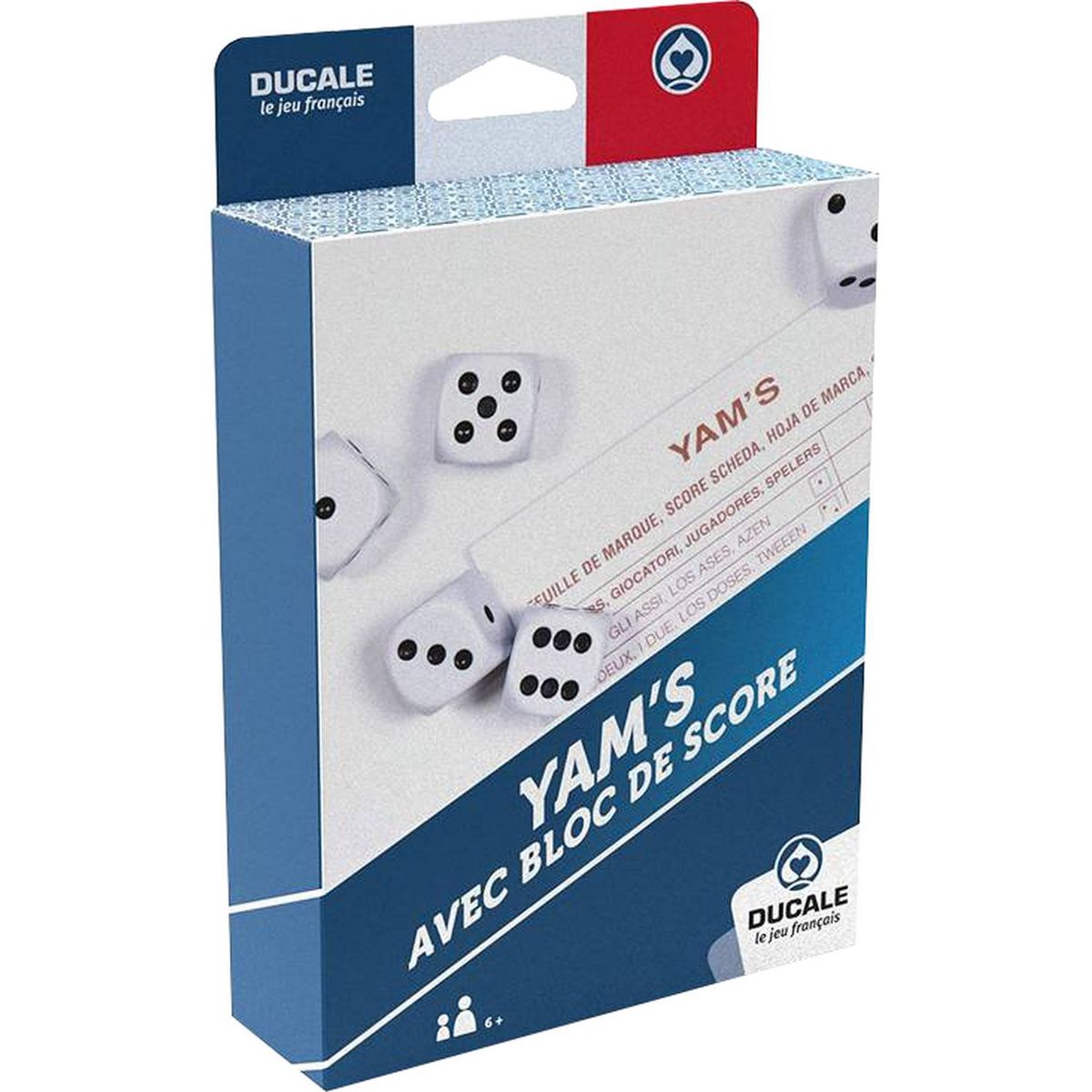 CARTAMUNDI Yam's avec bloc et 5 dés 