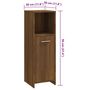 Voir la diapositive 6 : VIDAXL Armoire de bain Chene marron 30x30x95 cm Bois d'ingenierie