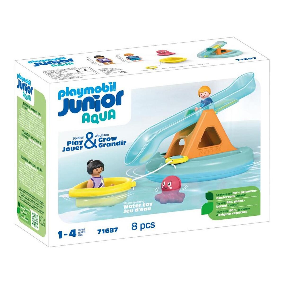 PLAYMOBIL 71687 - Ilôt avec toboggan aquatique