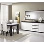 Voir la diapositive 3 : Buffet L220cm, 3 portes 3 tiroirs GENOVA, bicolore