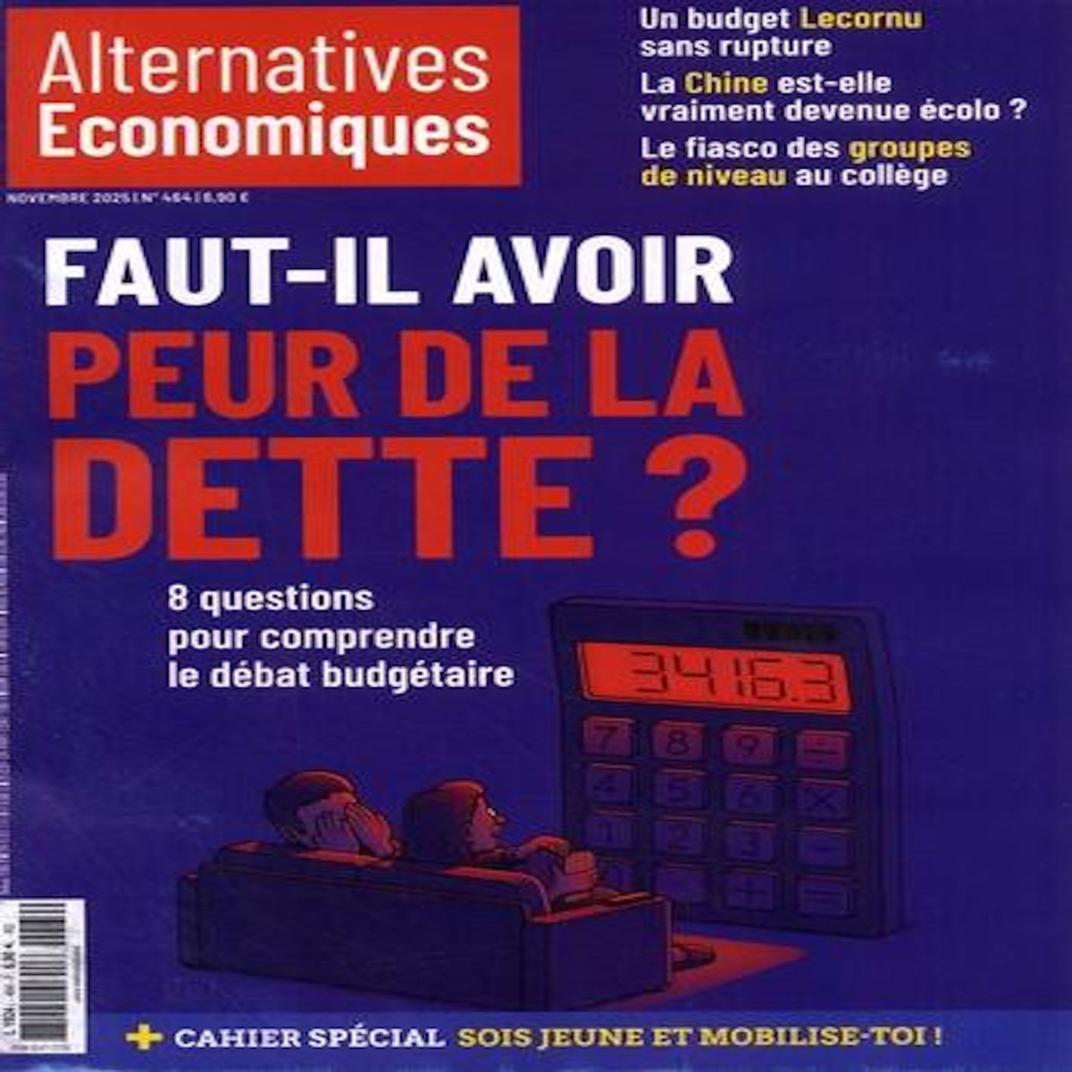 ALTERNATIVES ECONOMIQUES N° 464, NOVEMBRE 2025 : FAUT-IL AVOIR PEUR DE LA DETTE ?, Chevallier Marc