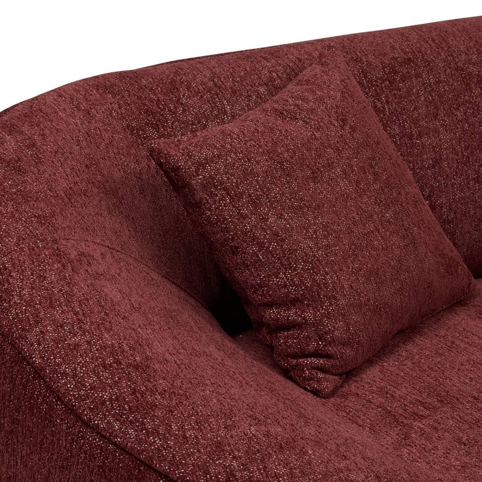 Voir la diapositive 3 : ATMOSPHERA Canapé Droit 3 Places  Ostuni  232cm Bordeaux