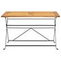 Voir la diapositive 2 : VIDAXL Table pliable de jardin 120x70x74 cm Bois d'acacia massif