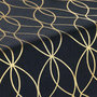Voir la diapositive 2 : Paris Prix Nappe & Chemin de Table  Elipsa  140x250cm Blanc & Noir
