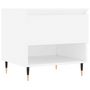 Voir la diapositive 2 : VIDAXL Table basse blanc 50x46x50 cm bois d'ingenierie
