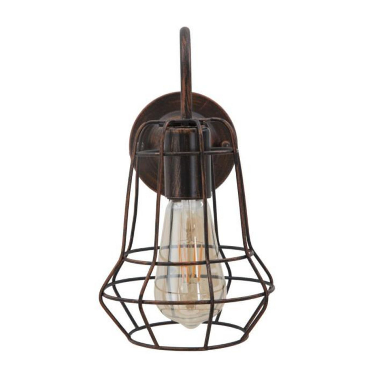 Paris Prix Applique Murale en Métal  Industrie  33cm Noir