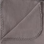 Voir la diapositive 2 : ATMOSPHERA Plaid Polaire  Jeremy  125x150cm Gris