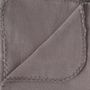 Voir la diapositive 2 : ATMOSPHERA Plaid Polaire  Jeremy  125x150cm Gris