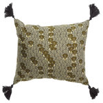 Les Ateliers du Linge Coussin 100% coton 170g liana. Coloris disponibles : Gris