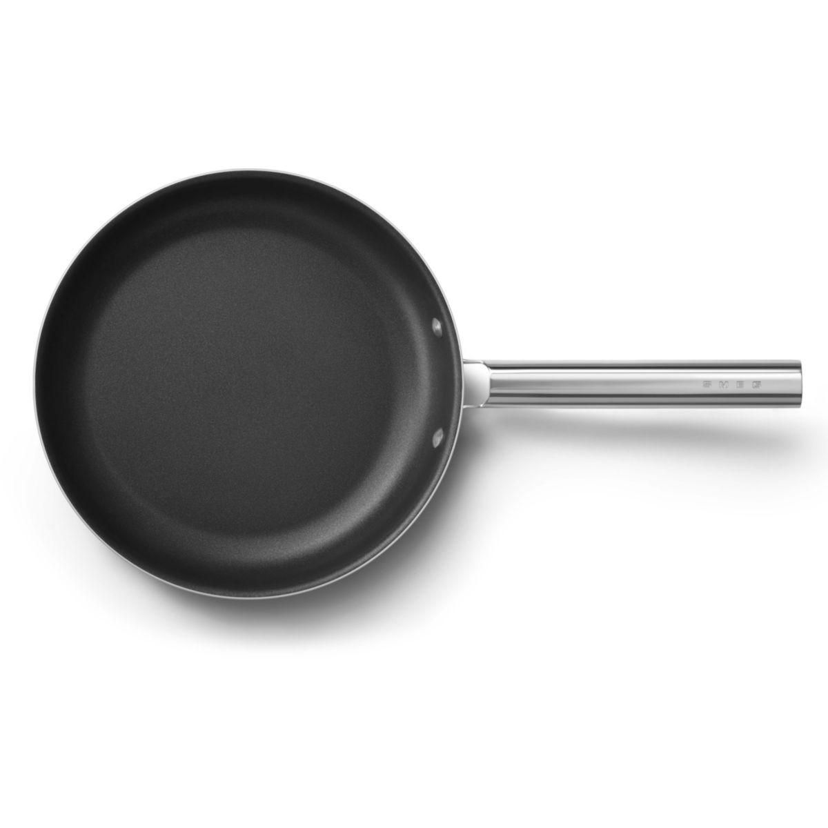 SMEG Poêle diam 28 cm tout feux rouge mat