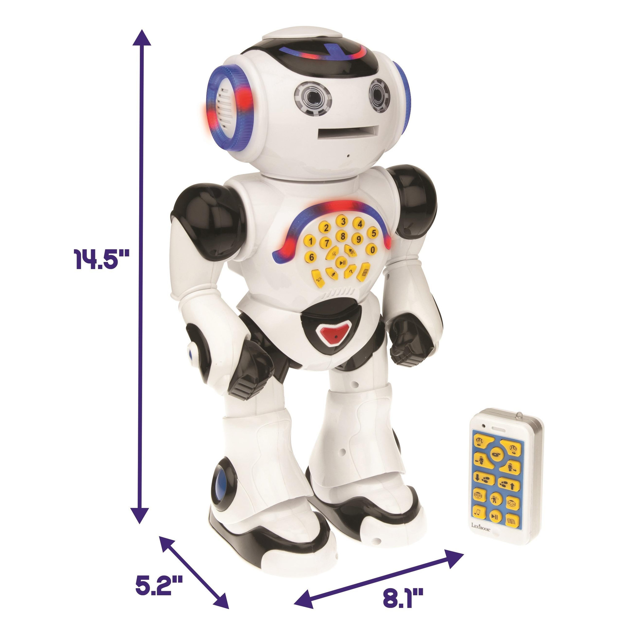 Voir la diapositive 3 : Lexibook POWERMAN Robot Interactif (Espagnol)