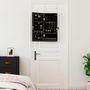 Voir la diapositive 3 : VIDAXL Armoire a bijoux avec miroir et eclairage LED mural noir